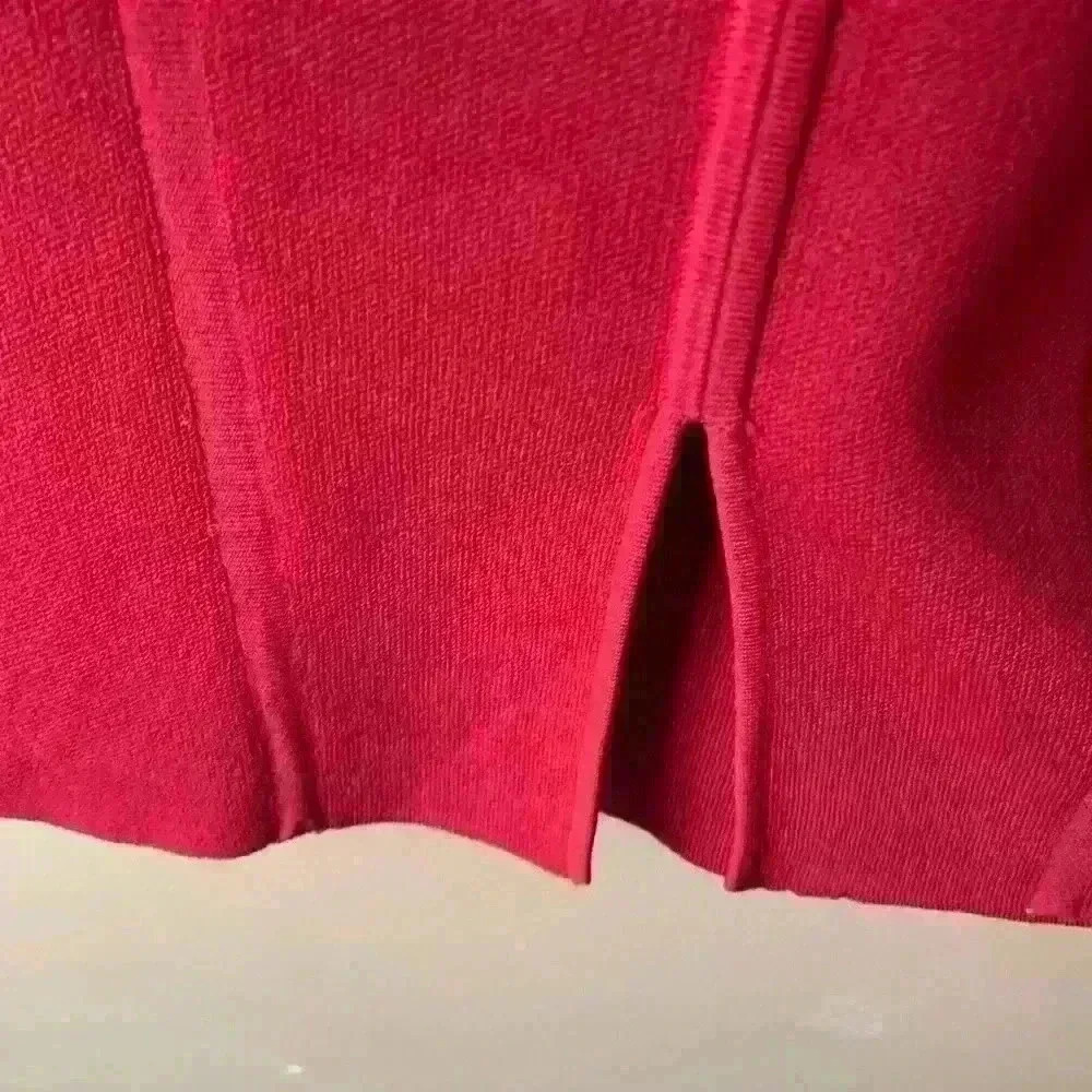 New York & Company Red Midi Sheath Dress. - Picture 7 of 7